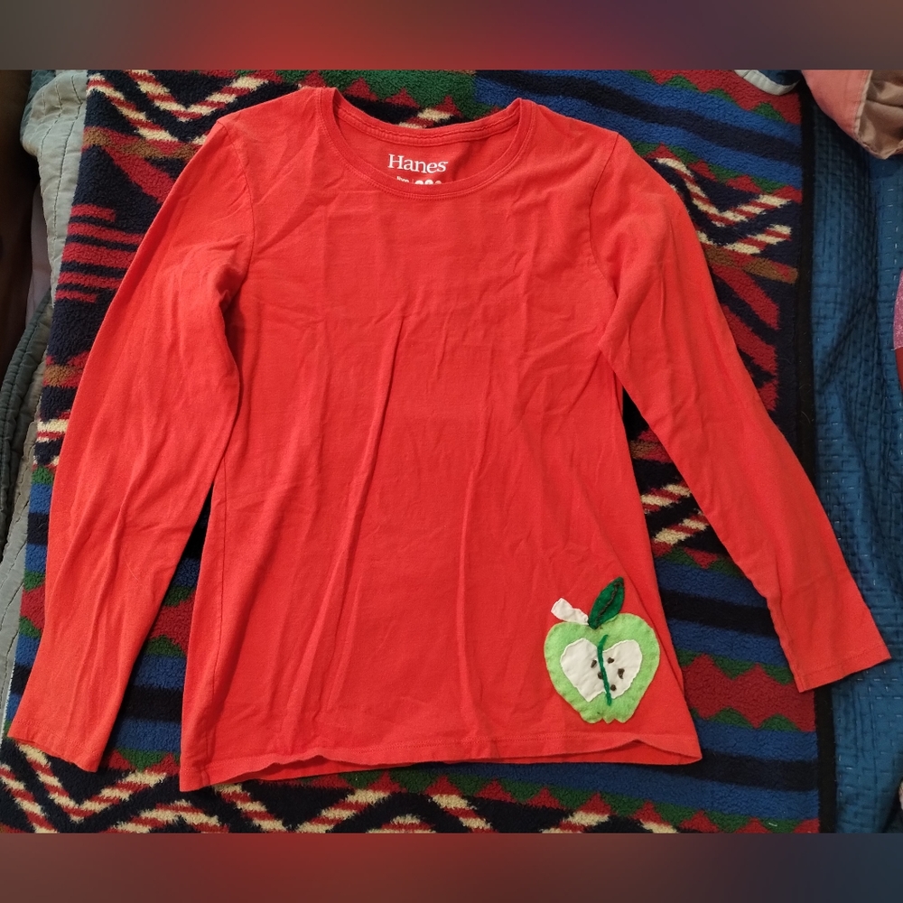 Orange long sleeve with Big Mac cutie mark